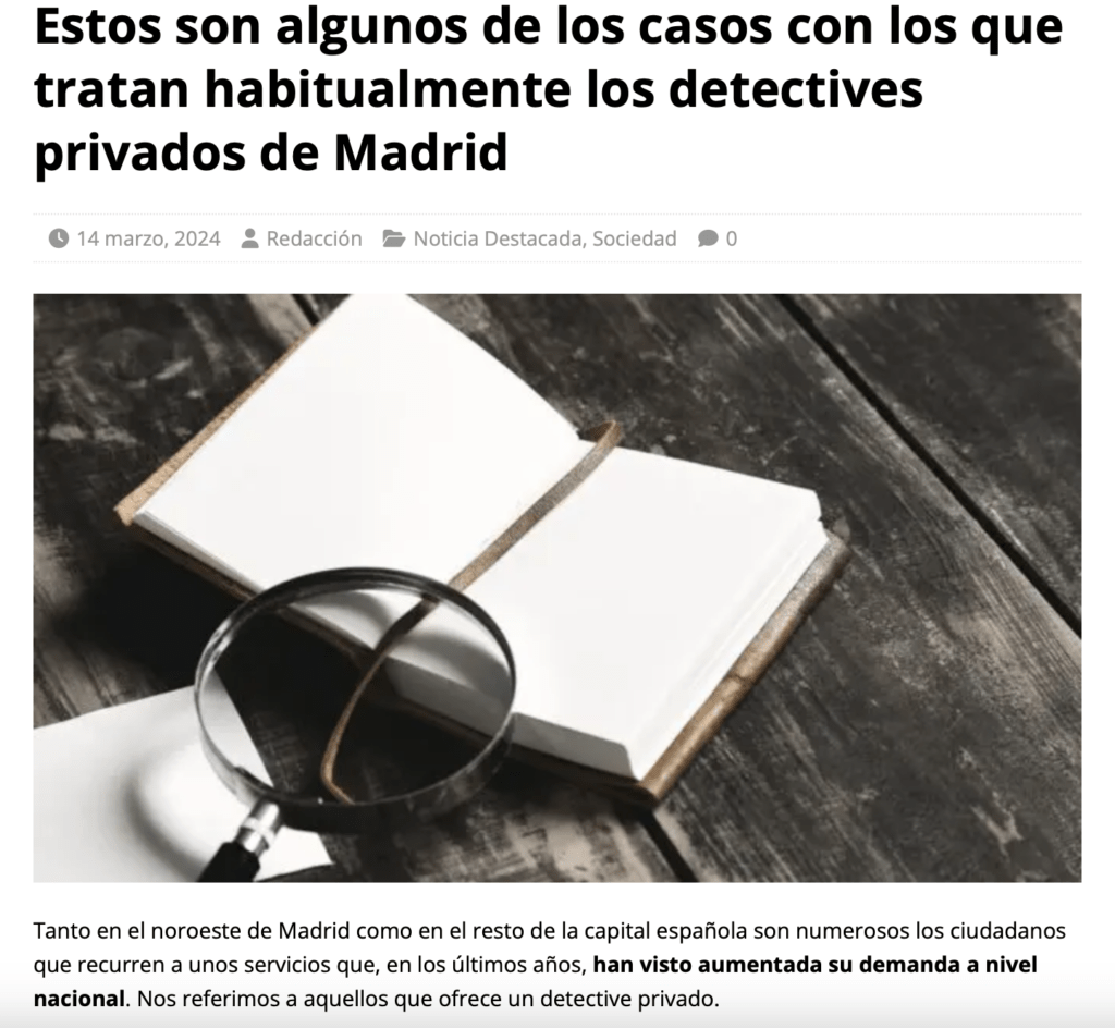 detectives privados madrid